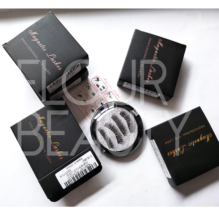 3D magnetic private label lashes vendor China EA127